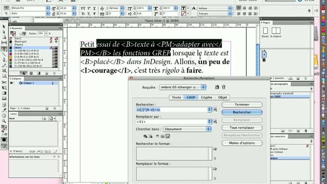 20110214-PACV InDesign cs5 GREP-8 (exécution requêtes mémorisées) смотреть онлайн