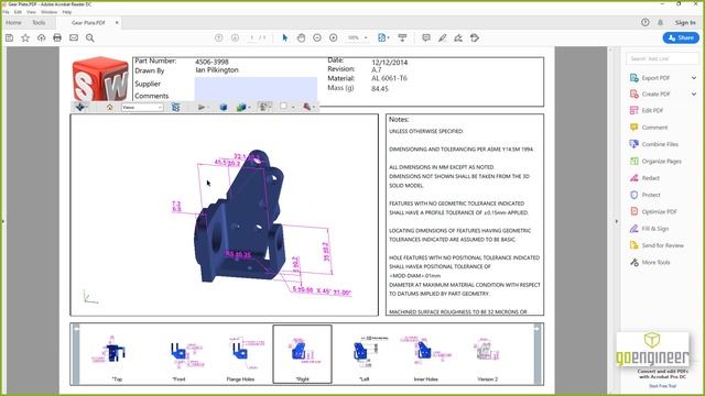 DimXpert, SOLIDWORKS MBD, & TolAnalyst Webinar смотреть онлайн