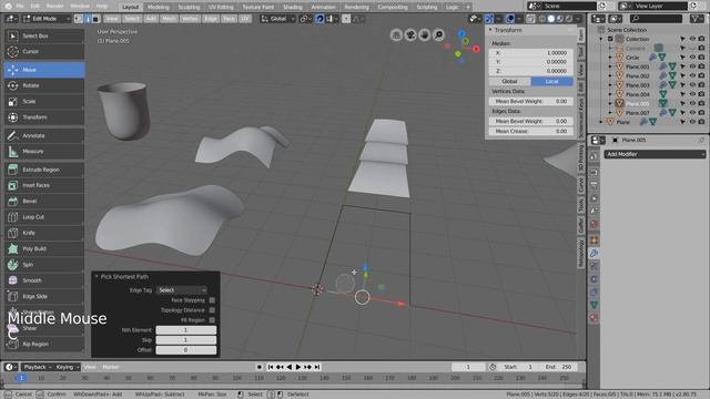 Grid fill practice - Blender 2.8 Tutorial смотреть онлайн