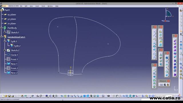 How to create a car knob using CATIA v5 Generative Surface design смотреть онлайн