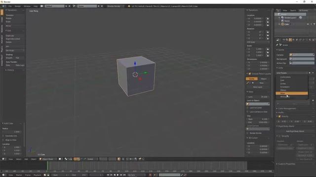 Blender Quick Tips: 01 - How to set Blender to Metric units смотреть онлайн