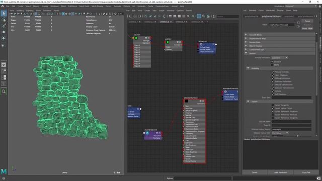 Vertex Color variation with Maya Arnold and Painter смотреть онлайн