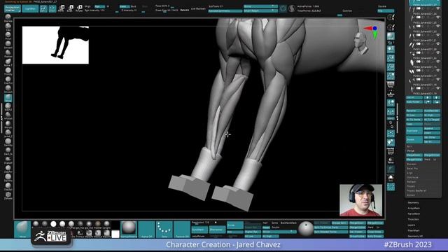 Character Creation - Jared Chavez - ZBrush 2023 смотреть онлайн