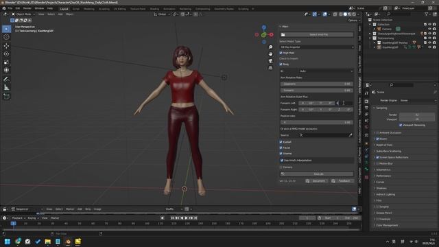 Blender addon: Vmd Retargeting Common Issue Tutorial смотреть онлайн