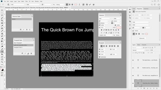 Week 14 Video 7 Character Styles and Paragraph Styles смотреть онлайн