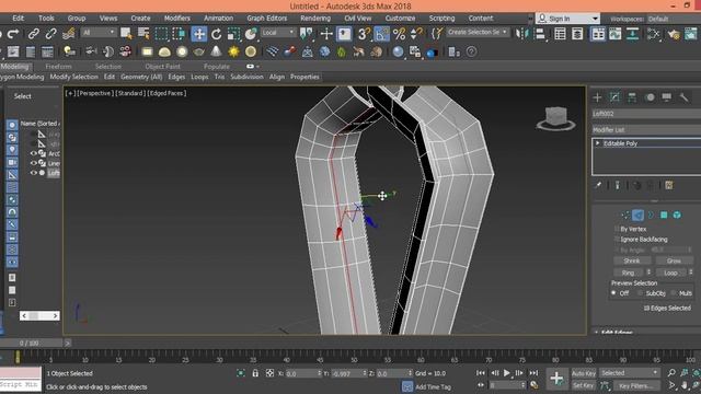 3ds Max Modeling Step by Step Basic Skills - Arabic تعلم الثري دي ماكس - اسطوانة الدرس التاسع смотреть онлайн