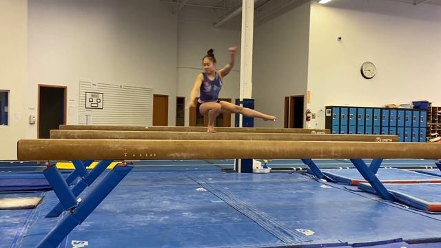 Maya Peters 2023 - Double Wolf Turn on Beam смотреть онлайн