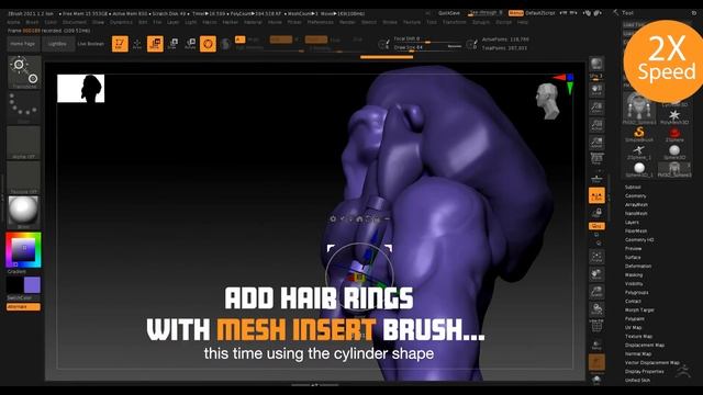 Sculpt a Mini Figure in ZBrush — In 12 Minutes смотреть онлайн