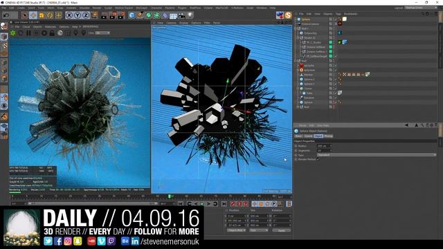 LIVE // The Daily Render // 04.09.2016 // #3dmodeling #MAXON #Cinema4D #Realflow // #OTOY #Octane смотреть онлайн