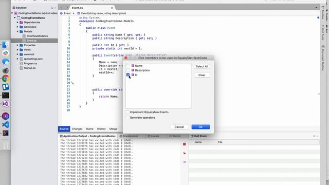 C# Coding Events 2.3 Add Model Identifier смотреть онлайн