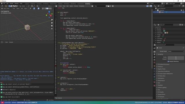 Czym jest metoda Poll? - classmethod poll w Blender API - Piszemy skrypty w Blenderze смотреть онлайн