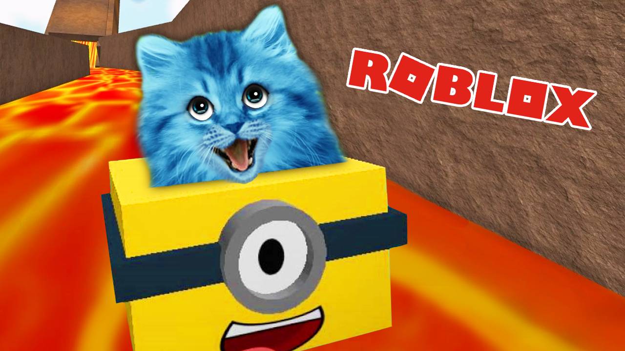 Сверхбыстрый спуск ПО РАДУГЕ в ROBLOX Epic BoxRacing КОТЁНОК ЛАЙК играет летсплей РОБЛОКС смотреть онлайн