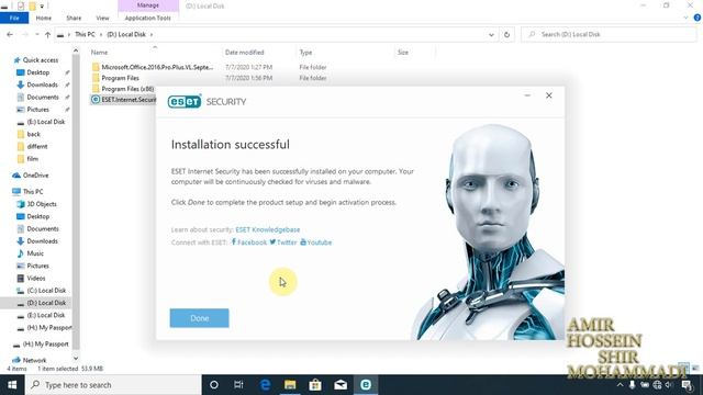install Eset INTERNET SECURITY | آموزش نصب آنتی ویروس Eset INTERNET SECURITY смотреть онлайн