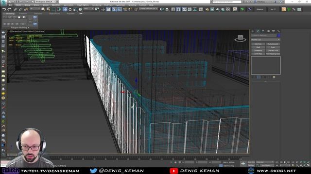 Modeling a Bar in 3ds Max Part 8 - Refining The Seating and Windows смотреть онлайн