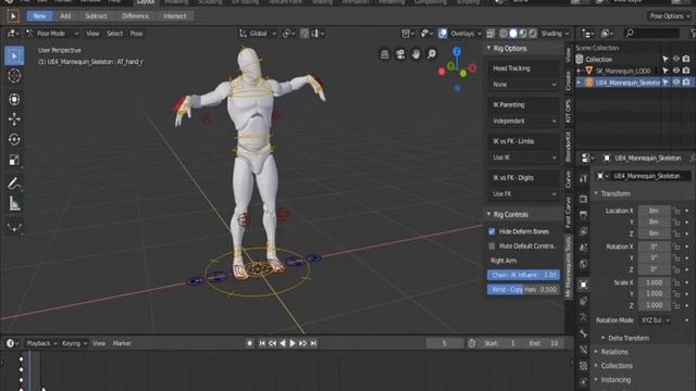 Tutorial: Unreal Character Animation In Blender смотреть онлайн