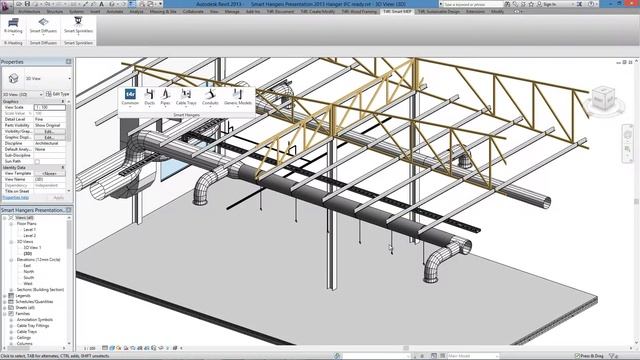 How to Insert Hangers by Bottom Face Rule in Revit смотреть онлайн