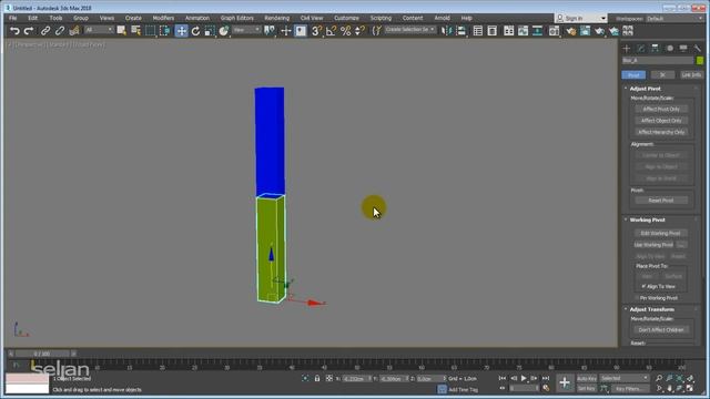 MS3D | 3dsmax | Bones | 001 | Logic of Linking смотреть онлайн