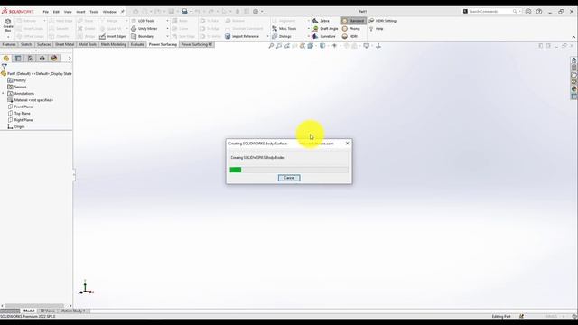 Flight Halmet Surfacing | SOLIDWORKS Tutorial смотреть онлайн