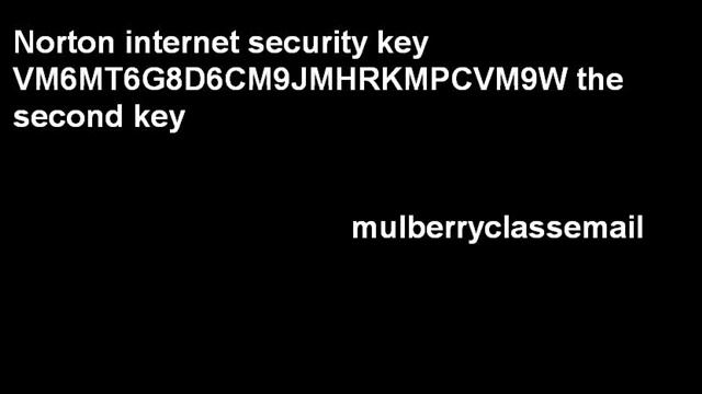 Norton internet security 2009 key 2 смотреть онлайн