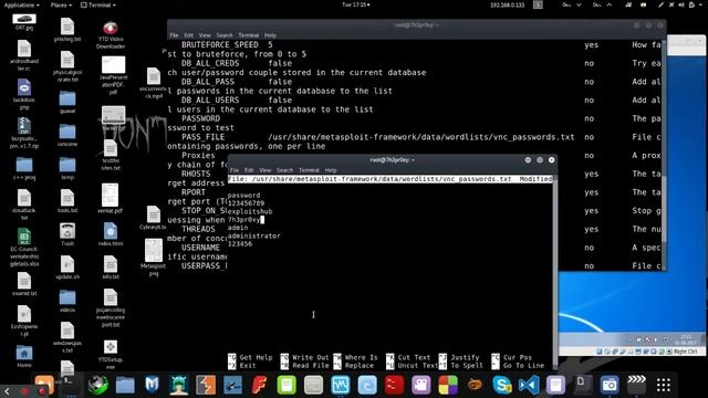 How to crack a "vnc server using Metasploit" - 3xpl0itshu8 смотреть онлайн
