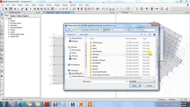 ETABS in Nepali: 12. ETABS to SAP and SAP to ETABS file conversion смотреть онлайн