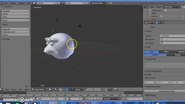 how to sculpt in blender EP.1 смотреть онлайн