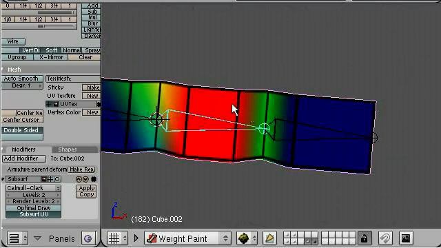 Blender Mesh/Bone/Weight Setup für Finger смотреть онлайн