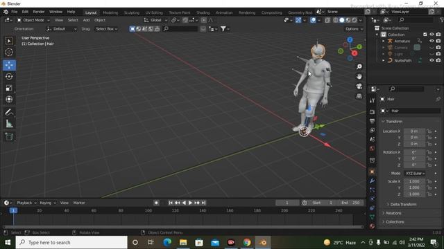 Blender Walk Cycle In Hindi Animation || Full Tutorial in Hindi || For Beginners make Cartoon смотреть онлайн