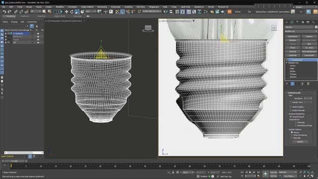 [3dsmax Q&A]전구 모델링에서 나선형의 Cap부분과 전구 유리 재질 표현을 어떻게 접근하면 좋을까? смотреть онлайн