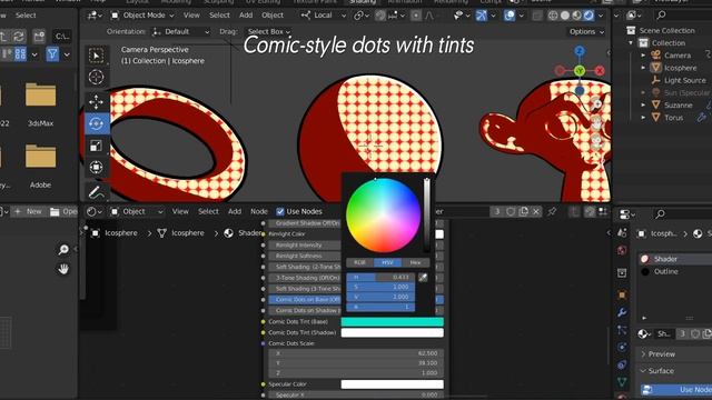 Blender 3.0+ Toon Shader #b3d #blender #blender3d смотреть онлайн