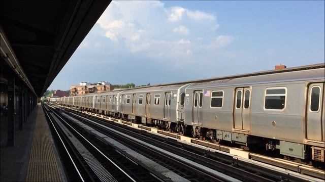 NYC Subway HD 60 FPS: R160B Siemens Q Train & R68 D Trains @ Fort Hamilton Parkway 5/28/16 смотреть онлайн