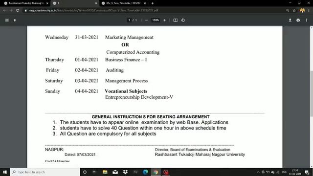 Rtmnu Winter Exams On Web Base Application | Official TimeTable Released | Big Update😲 смотреть онлайн