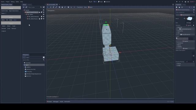 Godot Mesh Creator Plugin Prototype Update - Finally Undo/Redo and Radial Menu Test смотреть онлайн