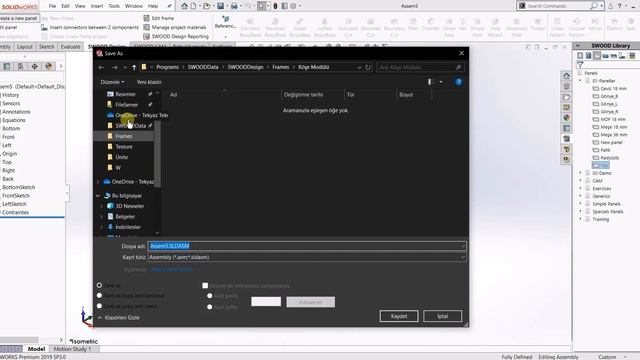 SolidWorks Swood Eğitim Seti - 09 Formlu Panel Nasıl Tanımlanıp Kullanılır ? смотреть онлайн