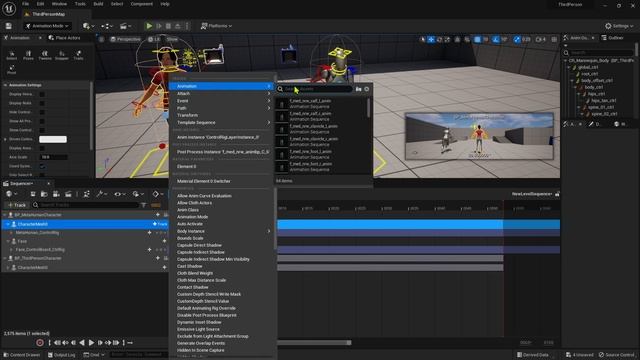 Unreal Engine Bake to Control Rig смотреть онлайн