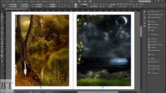 InDesign Ders 3 - Belge Numaralama, Kalıp Sayfası Oluşturma, Arkaplan Uygulama смотреть онлайн