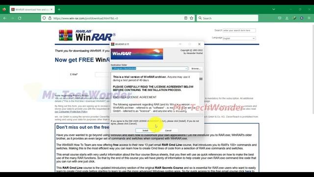 How To Download And Install WinRAR | Mr. TechWonder смотреть онлайн
