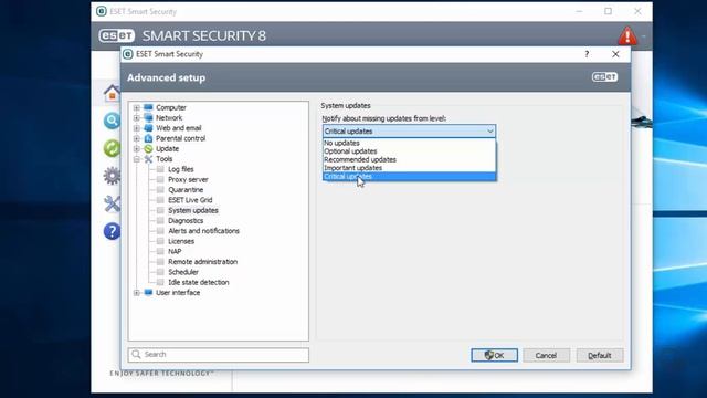 آموزش ESET Smart Security 28 تنظیمات پیشرفته Tools смотреть онлайн