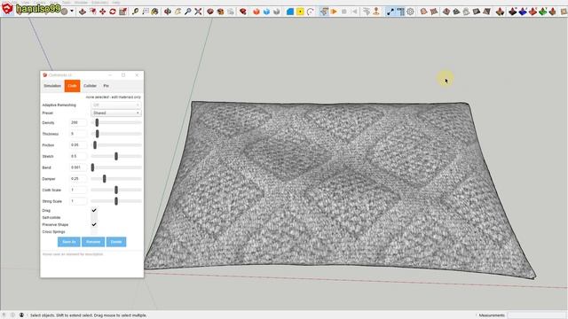 스케치업 루비(sketchup ruby) - ClothWorks 꿀팁, 무료버젼으로 유료기능 구현하기 смотреть онлайн