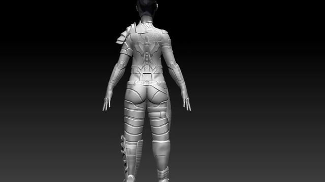 Armageddon Female - ZBrush Character Sculpt смотреть онлайн