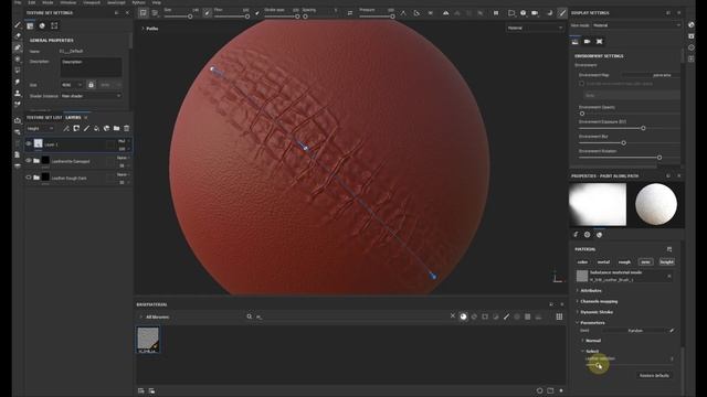 How to use Leather brush for Substance painter and Zbrush смотреть онлайн