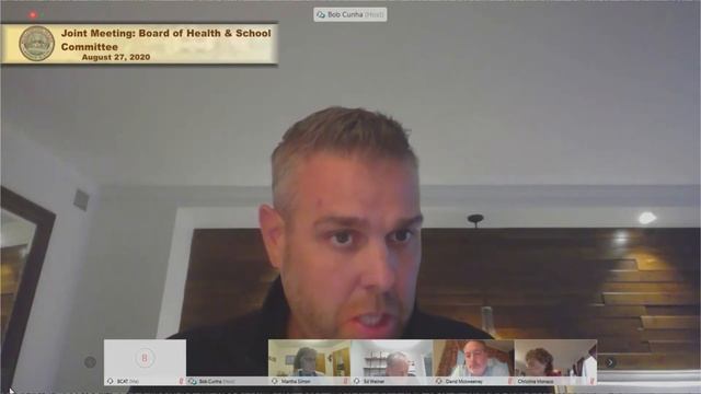 Joint Meeting - Board of Health & School Committee - August 27, 2020 смотреть онлайн