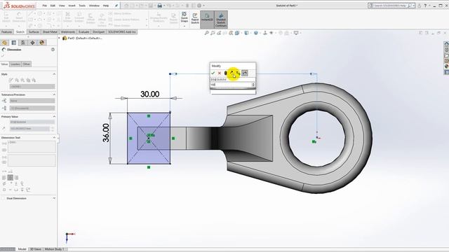 SolidWorks Practice/Exercise For Beginners - Basic Tutorial - Part Features (03 - 07) смотреть онлайн