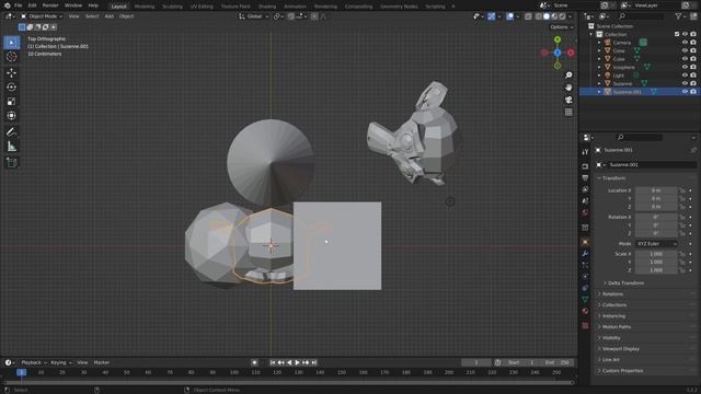 Blender 3.3 - orthographic local quad view for editing (duplicates trick) смотреть онлайн