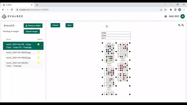 Scan sheet using evalbee (web app, evalbee.com) смотреть онлайн