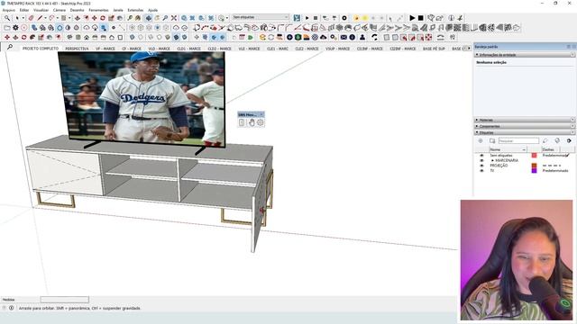Plugin para abertura de portas e gavetas no sketchup #sketchup смотреть онлайн