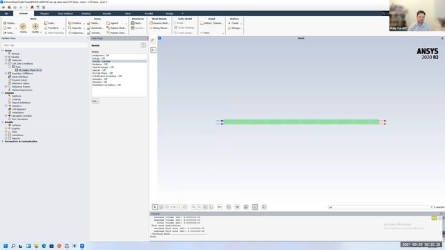 [Ansys Fluent Tutorial 1] My first Ansys Fluent tutorial: steady state laminar flow in a pipe смотреть онлайн