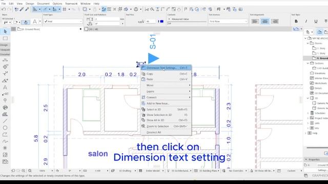 How to Edit ArchiCAD dimensions/uko wakore edit dimensions archiCAD смотреть онлайн