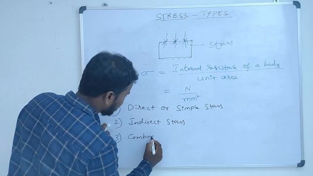 STRESS | Types of Stress | Strength of Materials | Tensile, Compressive and Shear Stress | Telugu смотреть онлайн