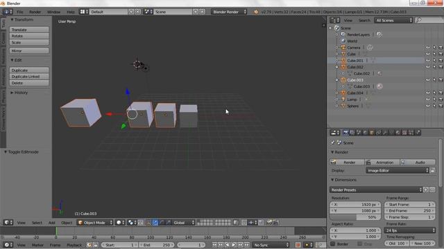 #Blender-05 Outliner,Scenes,Layers, Layer- Hide/UnHide,Restrict | Move object | 3D Cartoon Box смотреть онлайн